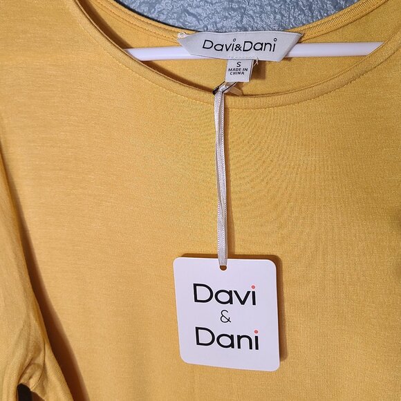 Short sleeve yellow dress - Picture 6 of 6